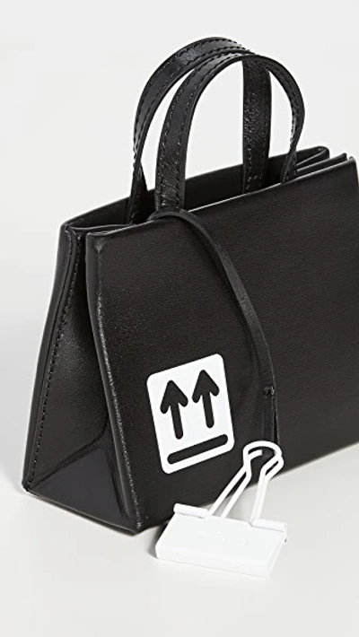 Shop Off-white Baby Box Bag In Black/white