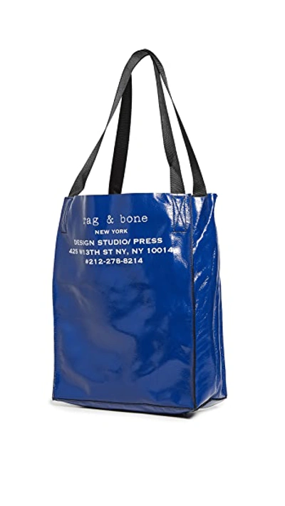 Shop Rag & Bone 425 Packable Tote In Blue