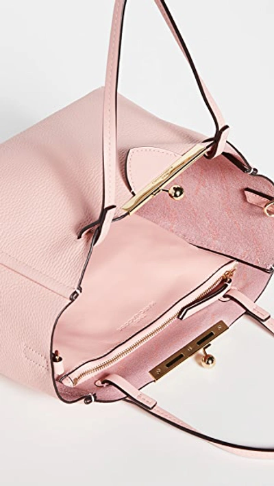 Shop The Marc Jacobs The Kiss Lock Mini Tote In Bloom Pink