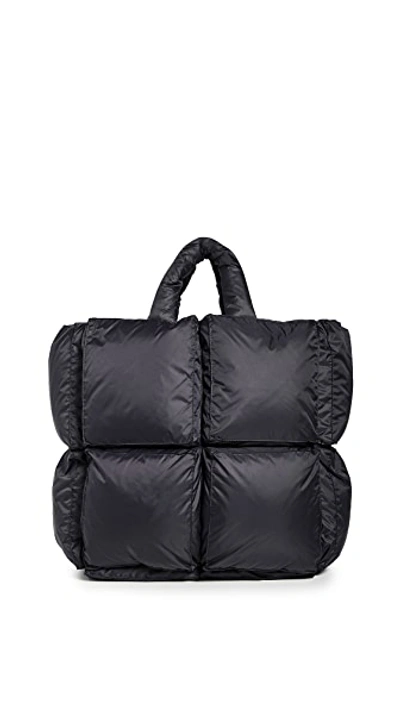 Shop Off-white Puffy Small Bag In Anthracite