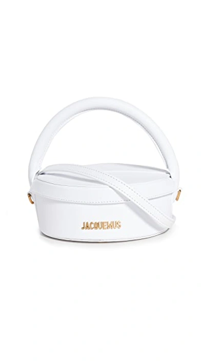 Shop Jacquemus La Boite A Gateaux Bag In White