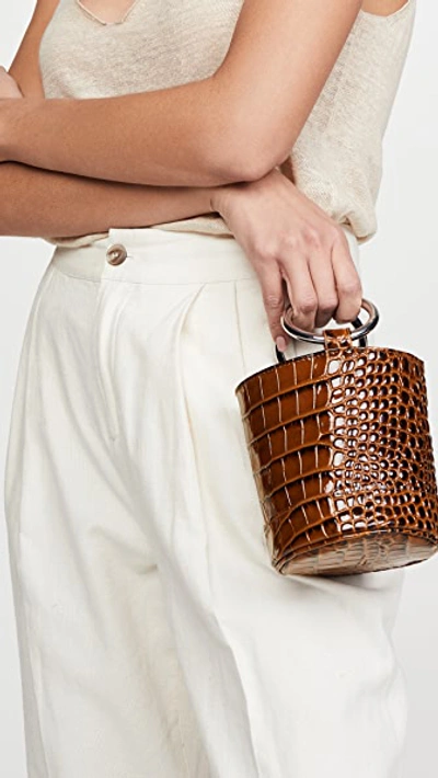 Shop Simon Miller Bonsai 15 Bucket Bag In Cocoa Croc