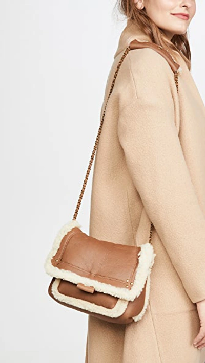 Shop Jérôme Dreyfuss Lulu Medium Bag In Caramel