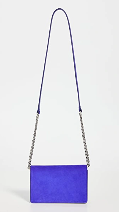 Shop Off-white Mirror Jitney 0.5 Bag In Violet