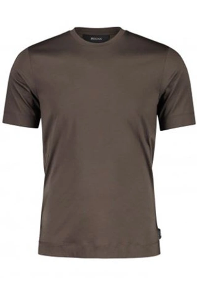 Shop Z Zegna T-shirt In Brown