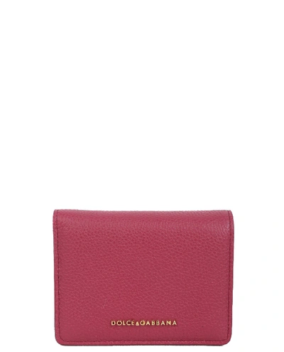 Shop Dolce & Gabbana Small Fuchsia Wallet