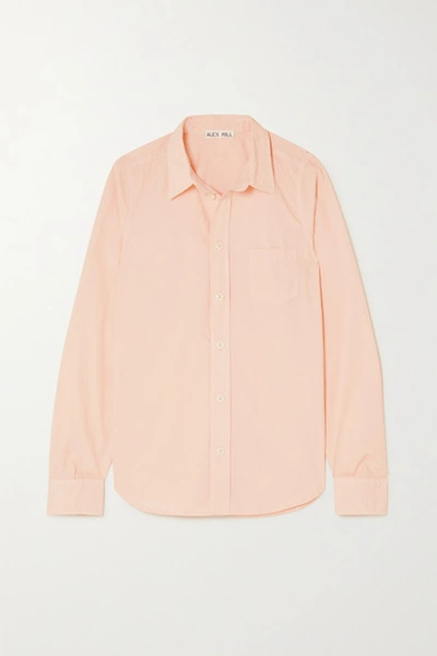 Shop Alex Mill Cotton-poplin Shirt In Blush