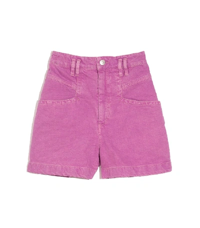 Shop Isabel Marant Esquia Shorts In Rosewood In Pink