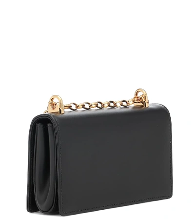 Shop Dolce & Gabbana Dg Girls Small Leather Shoulder Bag In Black