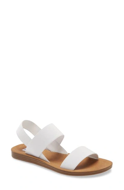 Shop Steve Madden Roma Sandal In White