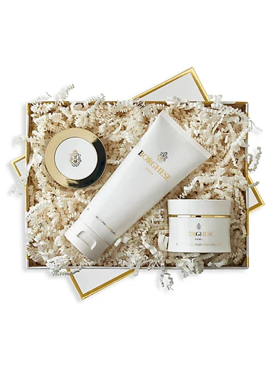 Shop Borghese Gold Trilogy 3-piece Skincare Gift Set