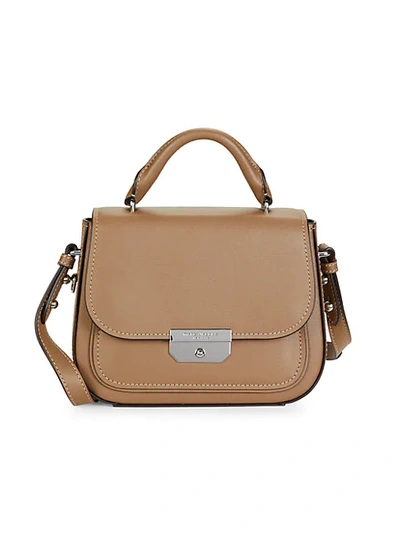 Shop Marc Jacobs Mini Rider Top Handle Bag In French Grey