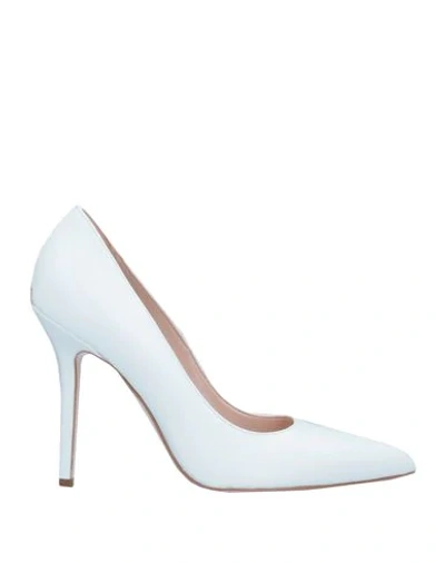 Shop Liu •jo Woman Pumps White Size 11 Soft Leather
