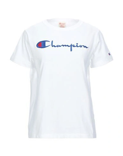 Shop Champion Woman T-shirt White Size M Cotton