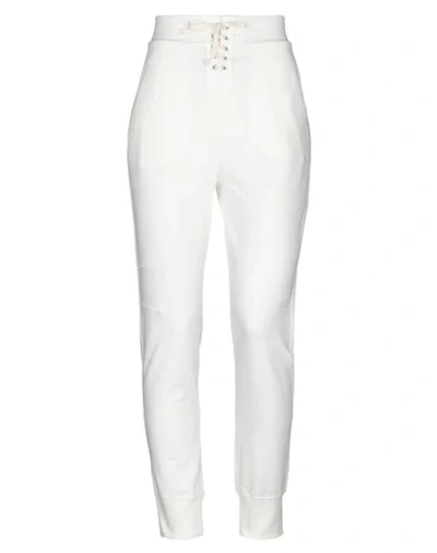 Shop Ana Heart Casual Pants In Ivory