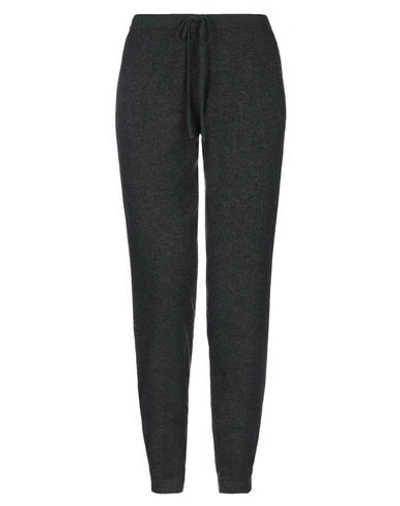 Shop Madeleine Thompson Casual Pants In Steel Grey