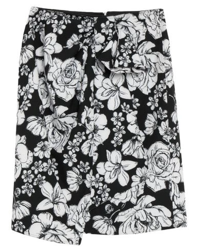 Shop Ainea Knee Length Skirt In Black