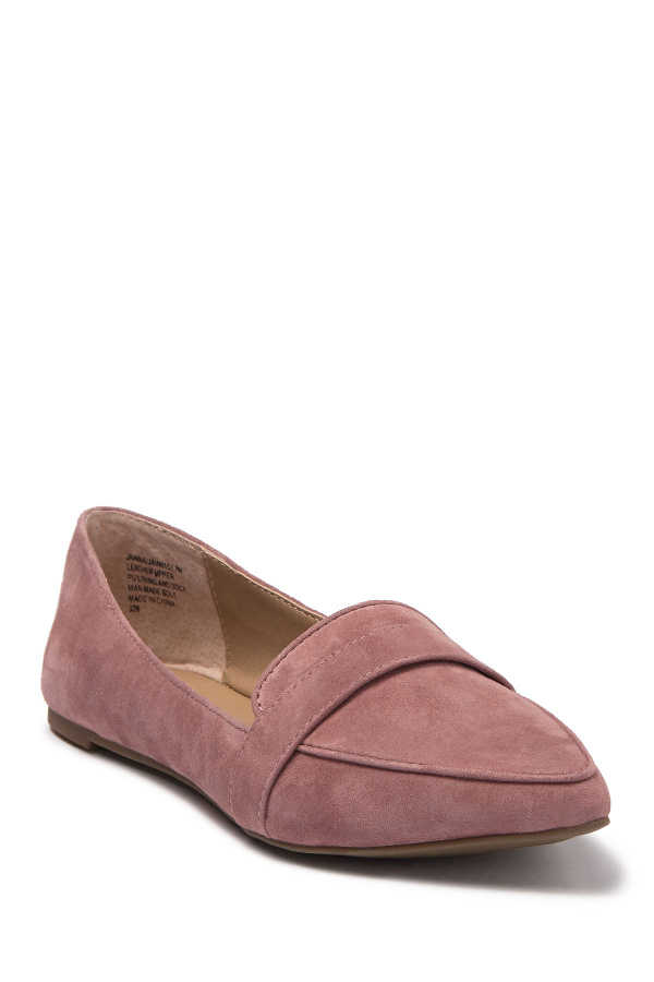 jainna suede penny loafer
