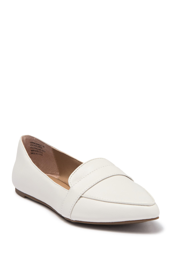 steve madden white loafers