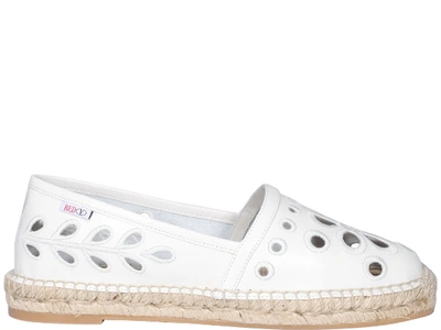 Shop Red Valentino Red-eden Espadrilles In White