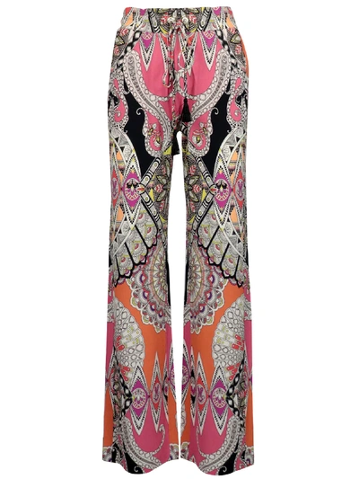Shop Etro Acacia Trousers In Coral