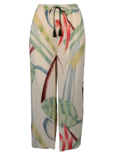 Shop Etro Camelia Trousers In Cream