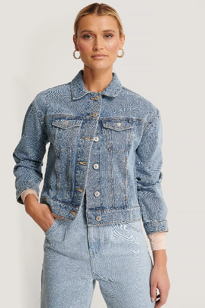 Shop Abrand A Bonnie Denim Jacket Blue In Miss Jane