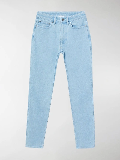 Shop Burberry Skinny Jeans In Blue