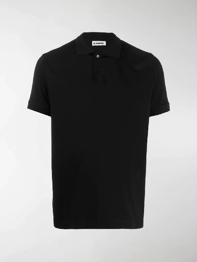 Shop Jil Sander Polo Shirt In Black