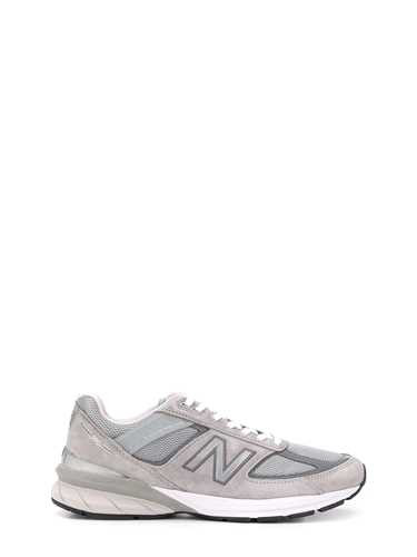 New Balance 990 V5 Suede Mesh Sneakers In Cool Grey Modesens