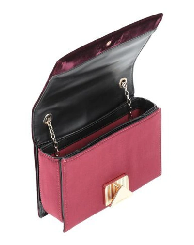 Shop Emporio Armani Handbags In Deep Purple