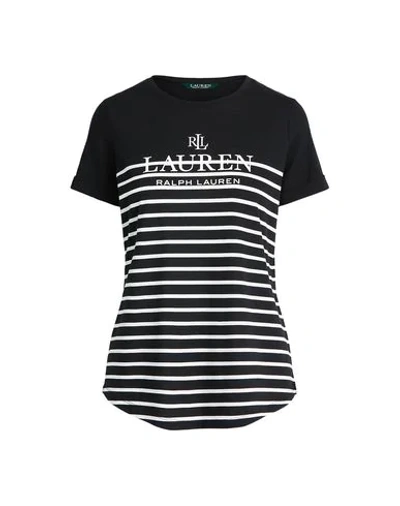 Shop Lauren Ralph Lauren T-shirt In Black