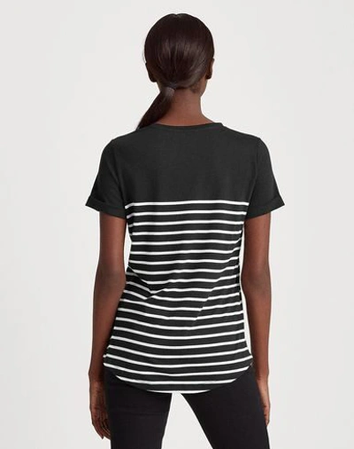 Shop Lauren Ralph Lauren T-shirt In Black