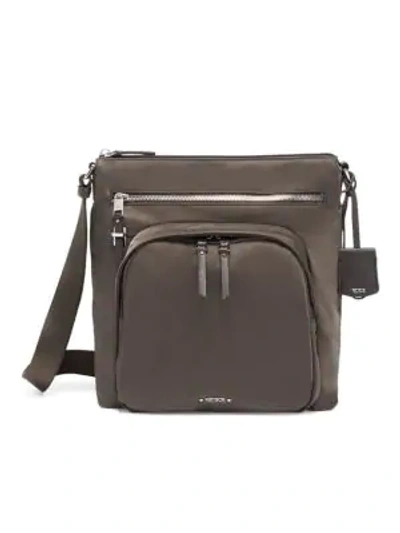 Shop Tumi Voyageur Aberdeen Crossbody Bag In Mink Silver