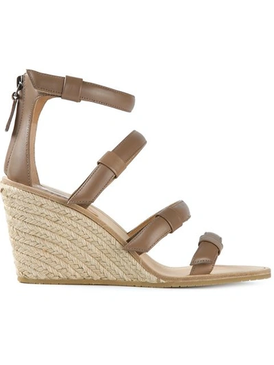 Marc By Marc Jacobs 85 Mm Sandal Espadrille Wedge In Taupe