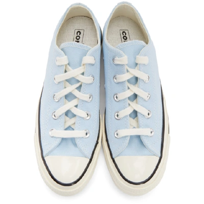 Shop Converse Blue Chuck 70 Low Sneakers In Agate