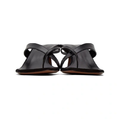 Shop Neous Black Florae 55mm Heeled Sandals