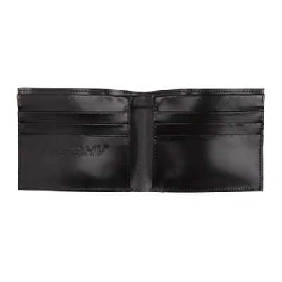 Shop Misbhv Black Embossed Monogram Bifold Wallet