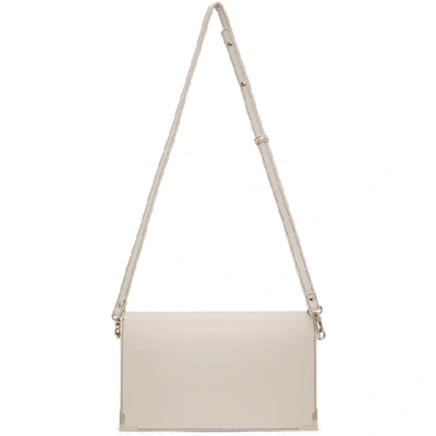 Shop A-cold-wall* Off-white Leather Mies Clutch Bag In Mobe Moon B