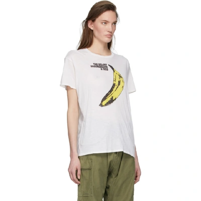 Shop R13 White The Velvet Underground Edition Boy T-shirt In Ecru