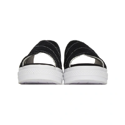 Shop Converse Black One Star Criss Cross Sandals