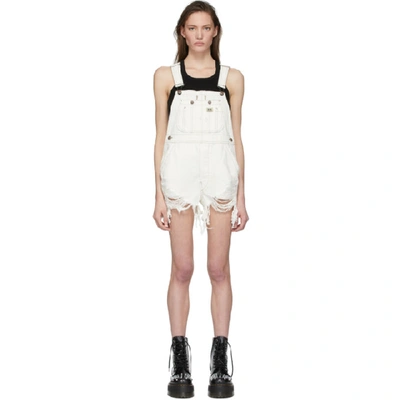 Shop R13 White Overall Jumpsuit In Noillie Whi