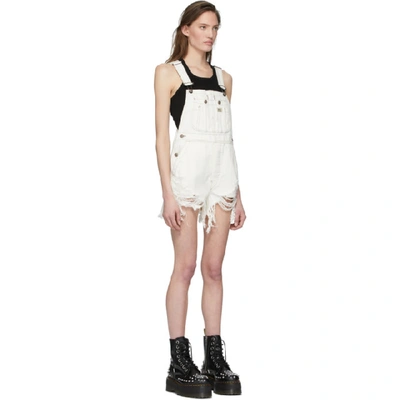 Shop R13 White Overall Jumpsuit In Noillie Whi