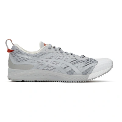 Shop Affix Grey And White Asics Edition Gel-noosa Tri 12 Sneakers In Piedmont Gr