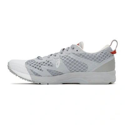 Shop Affix Grey And White Asics Edition Gel-noosa Tri 12 Sneakers In Piedmont Gr