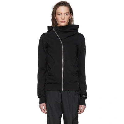 Shop Rick Owens Black Champion Edition Mountain Hoodie In 09 Black