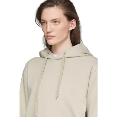 Shop Rick Owens Off-white Champion Edition Pentagram Hoodie In 08 Pearl