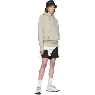Shop Rick Owens Off-white Champion Edition Pentagram Hoodie In 08 Pearl