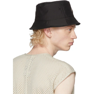 Rick Owens X Champion Gilligan Logo-appliqué Bucket Hat In Black