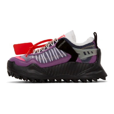 Shop Off-white Purple And Pink Odsy-1000 Sneakers In Fuschia